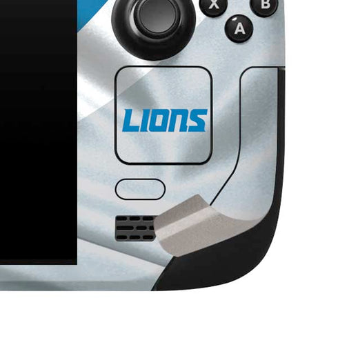 NFL Detroit Lions Steam Deck Handheld Gaming Computer Skin
